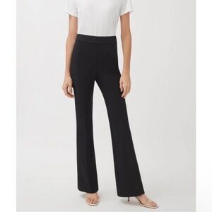 Cuyana Cotton Twill Flared Pants Black Size 4